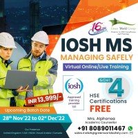 Join IOSH MS in Kerala  Get 4 HSE Certification FREE